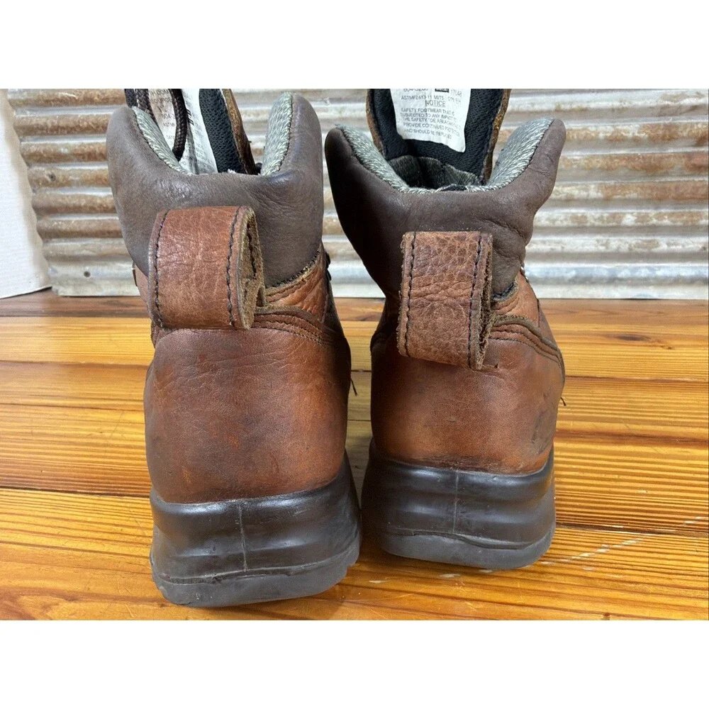 Thorogood #804-3266 Work Boot Mens 9.5EEE Composite Toe Leather NO INSOLES